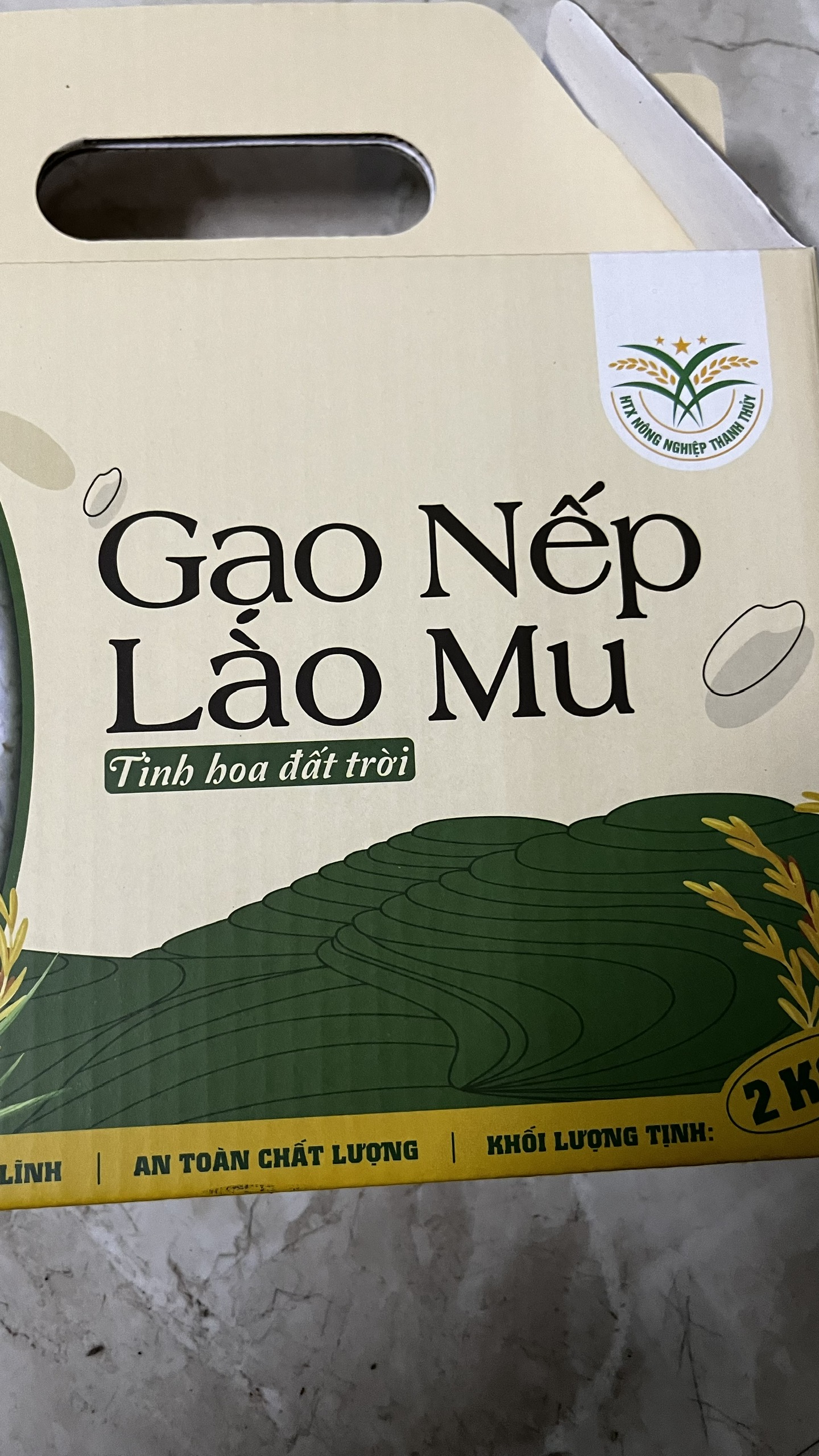 Gạo nếp Lào Mu