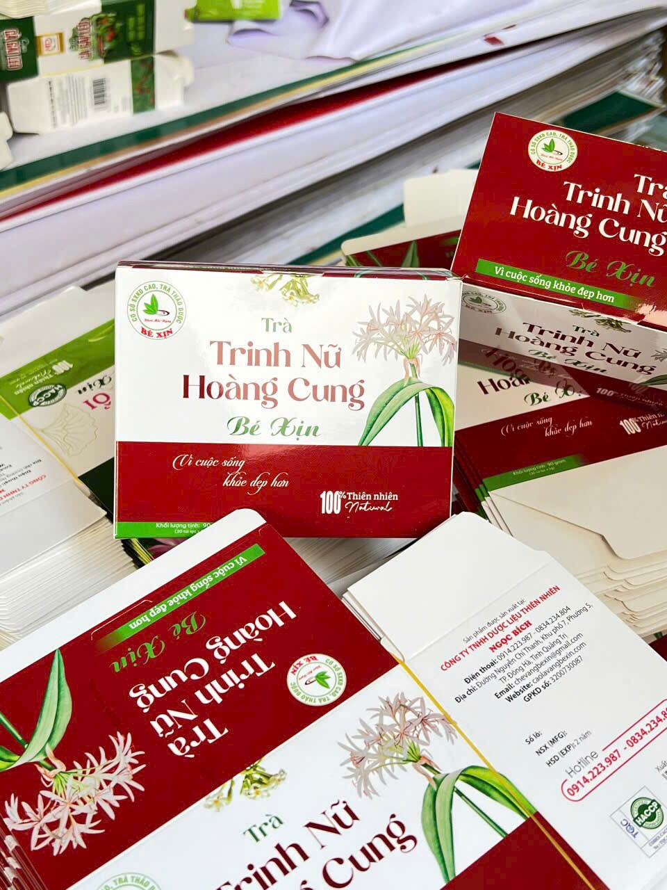 Trà trinh nữ hoàng cung Bé Xịn