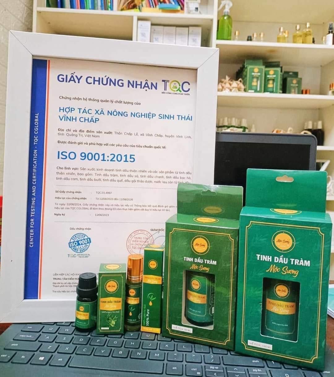 Tinh dầu tràm Mộc Sương - Quảng Trị