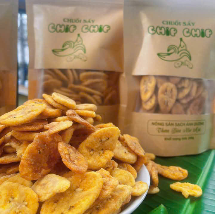 Chuối sấy Chíp Chíp