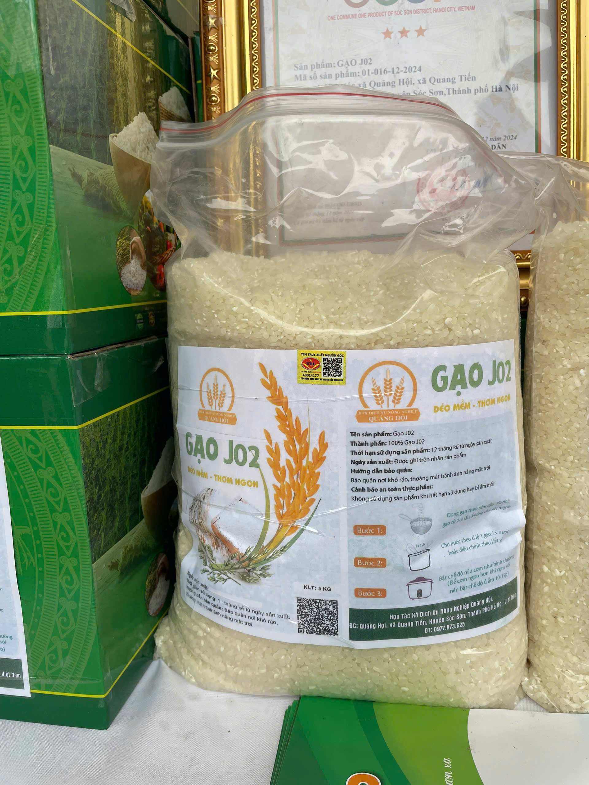 Gạo J02 _HTX Quảng Hội