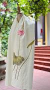 Khăn đũi tơ tằm thêu tay HANHSILK