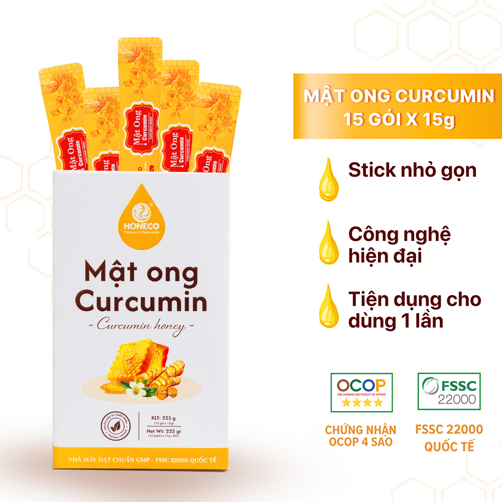 Mật ong Curcumin HONECO